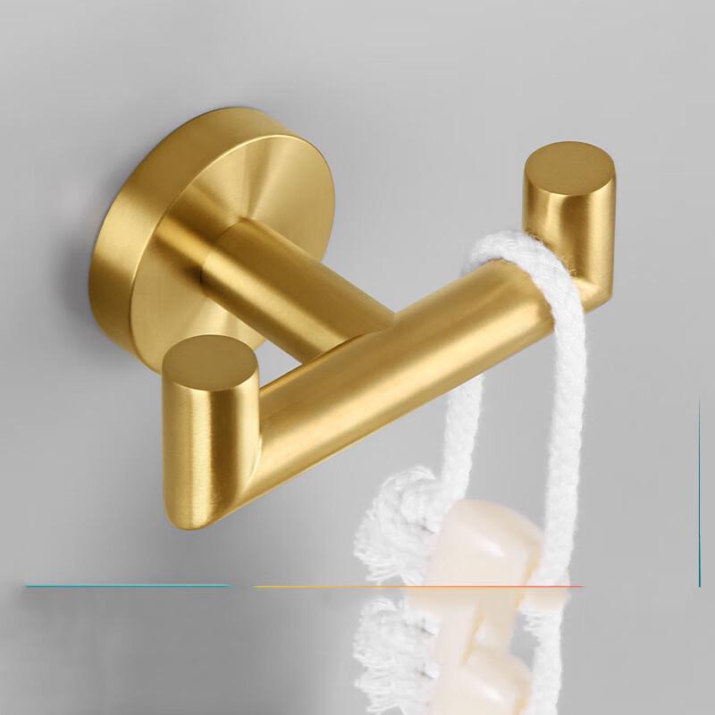 Multifunctional Matte Black Bathroom Hook