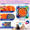Interactive Snuffle Mat For Pets Fleece Material Encourages Natural Foraging