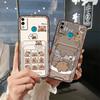 Cute TPU Phone Case For Huawei Honor 9X Lite Graffiti Full Wrap Card Sleeve Back Cover Cover Card Slot Dirt-resistant