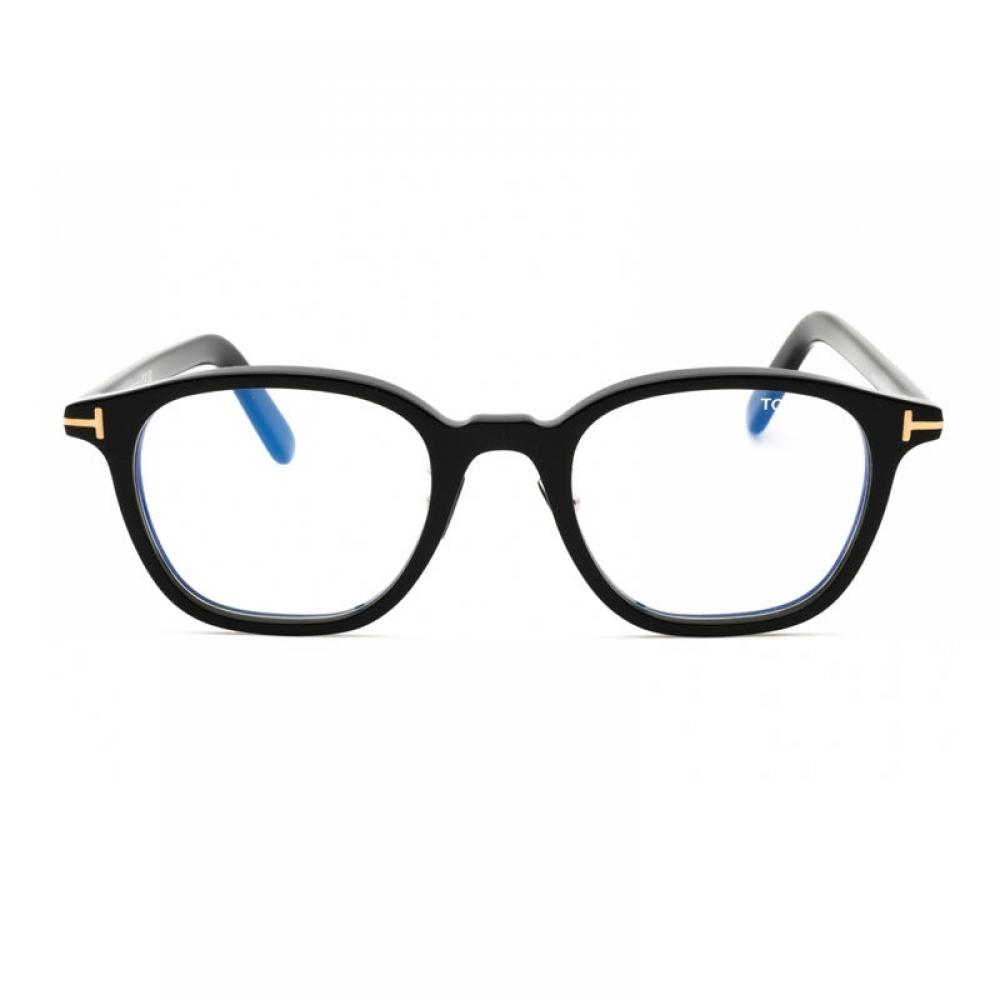 Tom Ford Eyeglasses Round Full Rim  Clear Blue Light Block Lens  Transparent  Ft