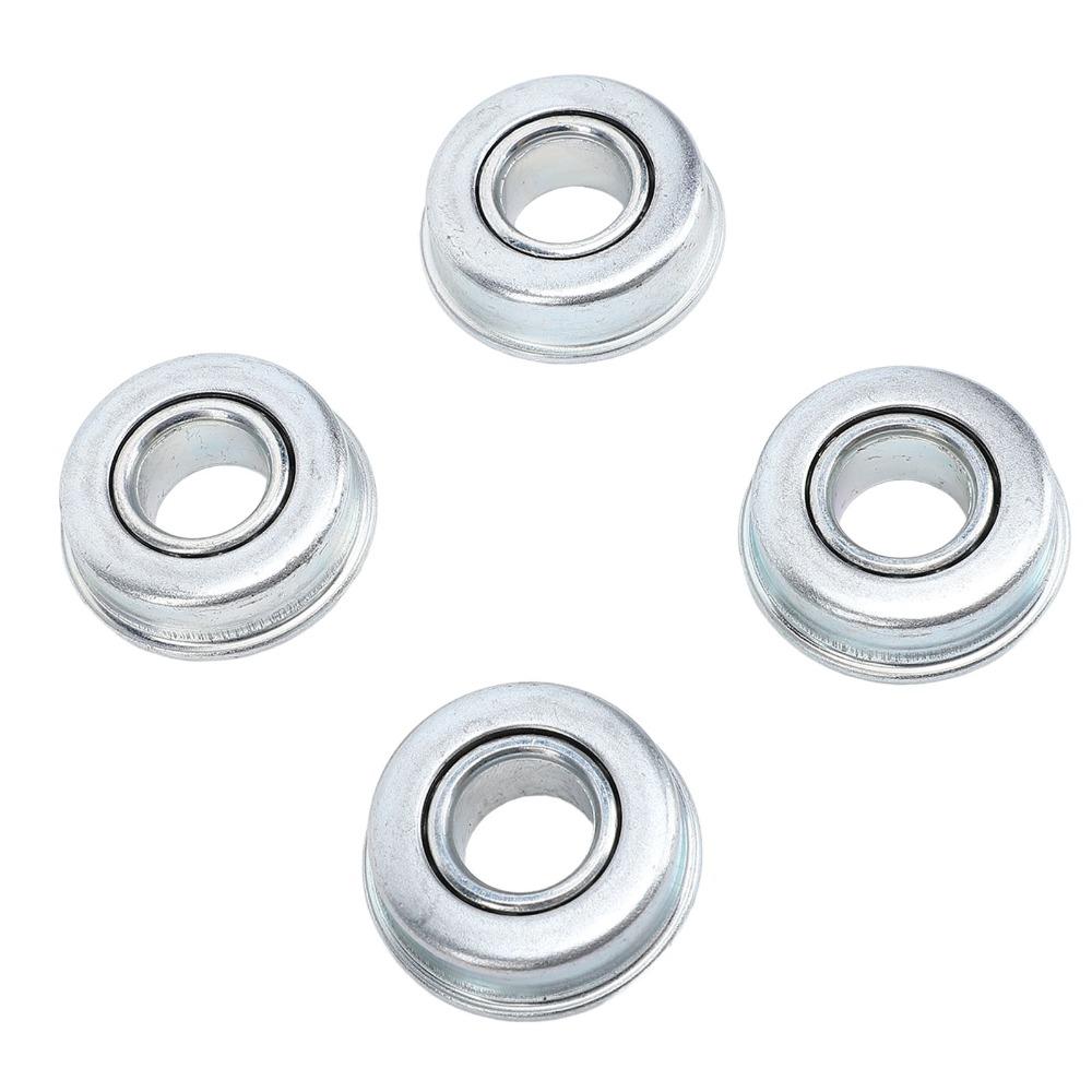 4PCS Silver Mower Shaft Bearings Heavy Duty Wheel Drive Mower Bearings Durable Lawn Mower Bearings