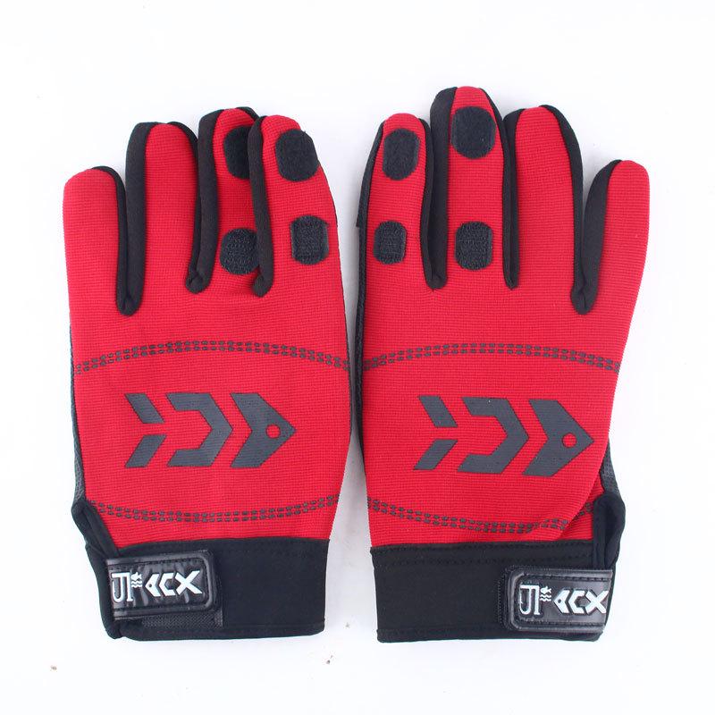 Velvet-Lined Non-Slip Winter Fishing Gloves - Unisex