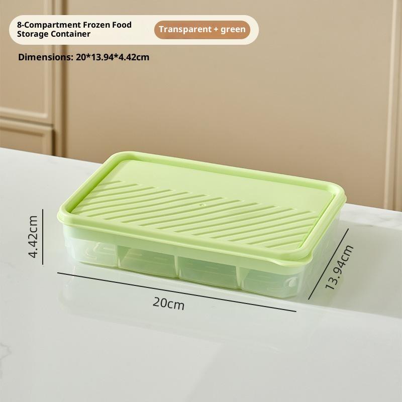 Detachable Multi Compartment Food Storage Box Freshness Preservation Meat Rice Freezing Sub Packing Rectangular Box