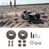 Simulated Car Metal Differential Gear Axles Kits Metal Gear Assembly for Remote Control Car Truck Tractor Model Car
