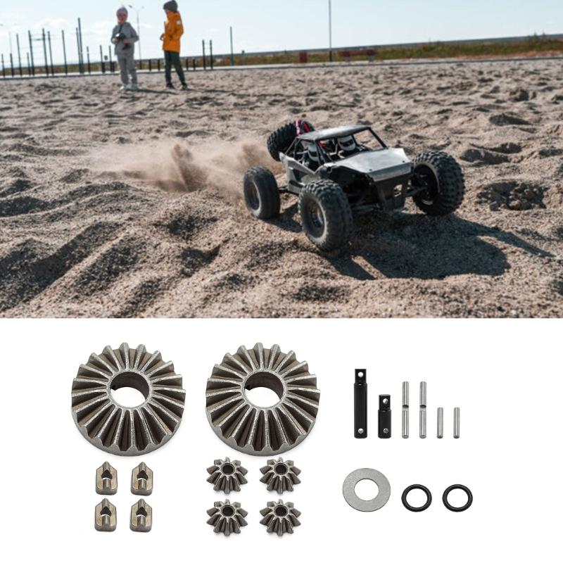Simulated Car Metal Differential Gear Axles Kits Metal Gear Assembly for Remote Control Car Truck Tractor Model Car