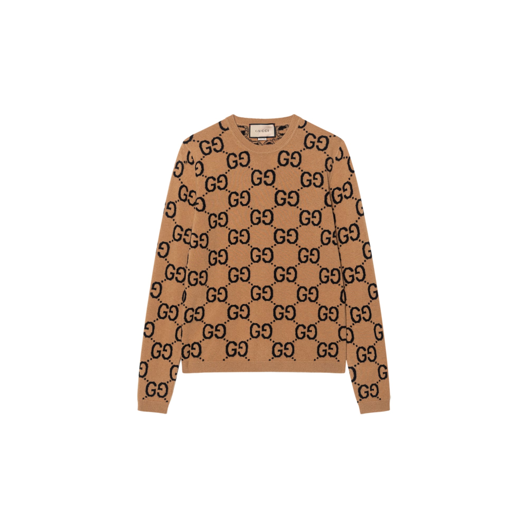 GUCCI Gg vilnas žakarda apaļā kakla