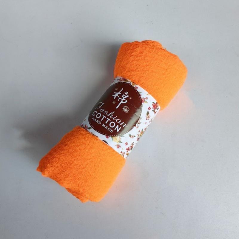 

НОВЫЙ Летний Неоновый Шарф Однотонный Тюрбан-Пузырь Морщинистый Женский Шарф Вуаль Гофрированный Шарф Переливающийся Шаль