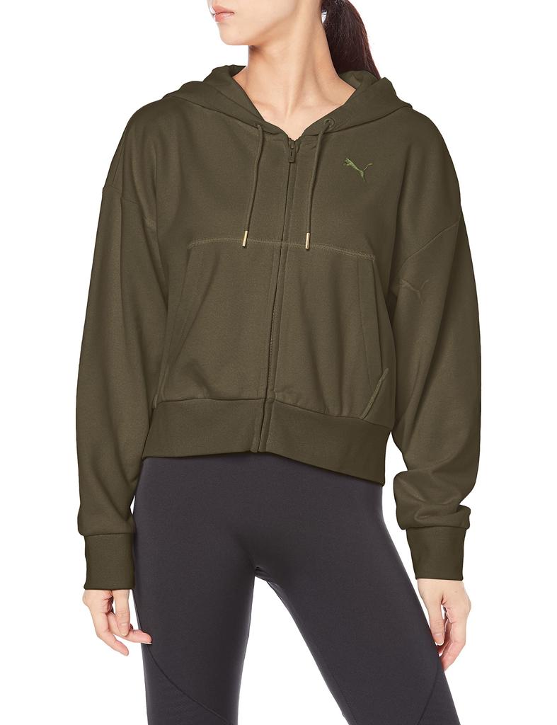 PUMA HER Hooded Jacket TR 846400 2021 Grape Leaf Women's Fall/Winter (Size 44)