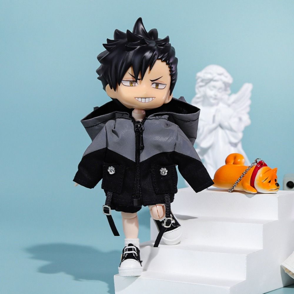 Casual Wear Doll Reflective Jacket Decoration Doll Coat Dolls Accessories Ob11 Clothing  Obitsu11