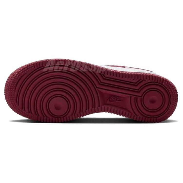 Nike Air Force 1 White Team Red GS Unisex FV5948-105