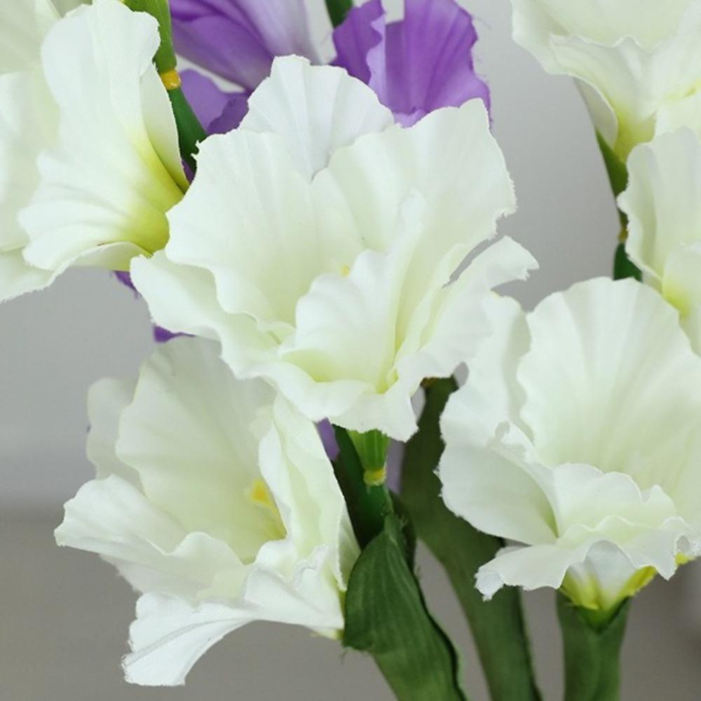 Floral Art Artificial Gladiolus Branch 84cm Fake Flowers Outdoor Garden Decor