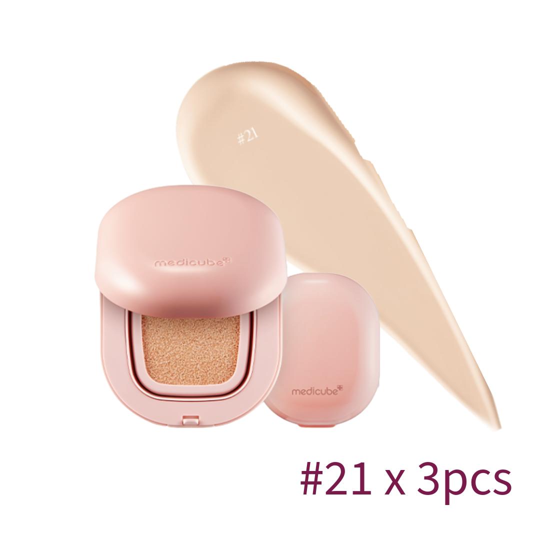 

Medicube Pro Glutathione Glow Cushion SPF50+ PA++++ 15г (Відтінок 21 / Відтінок 23), Medicube Pro Glutathione Glow Пуф (9 Варіанти) #no.21 x 3pcs