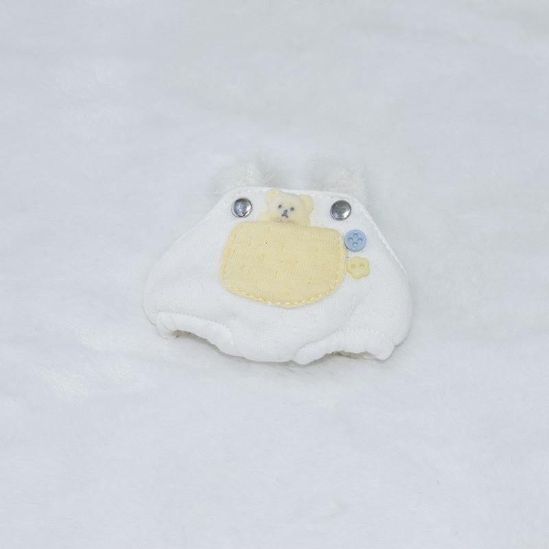 10CM Cotton Doll Hat & Overalls Set - Dress-up Accessories