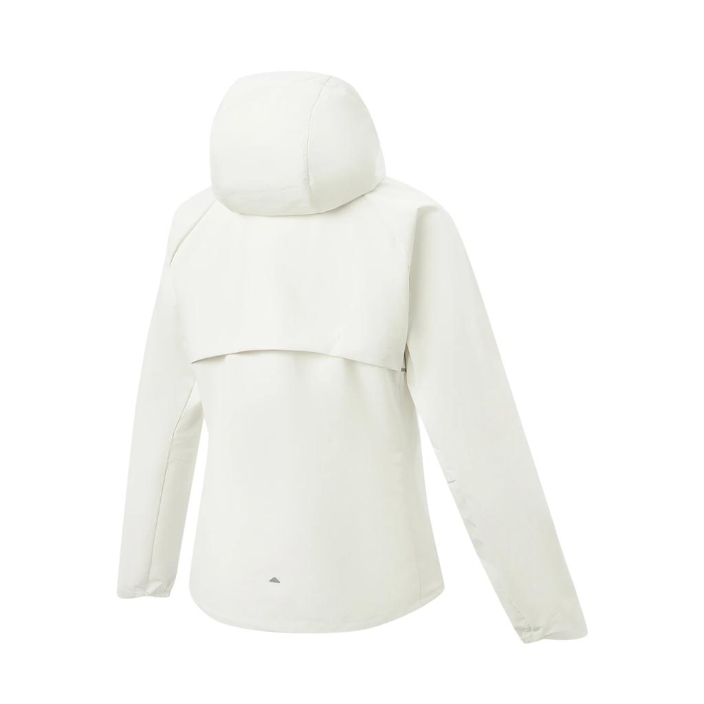 Li-Ning Solid Color Zipper Hooded Versatile Sports Windbreaker Women outerwear AFDW784-2