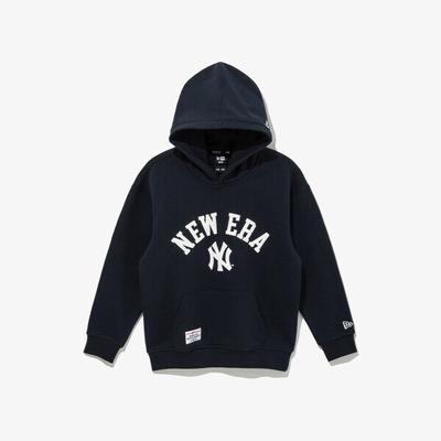 New Era Kinder Mlb New York Yankees Logo Hoodie Dunkelblau