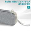 ProCase Pencil Large Stationery Pouch with Wrist for Students and Office Supplies Gray Case, 2-Layer, Capacity, -