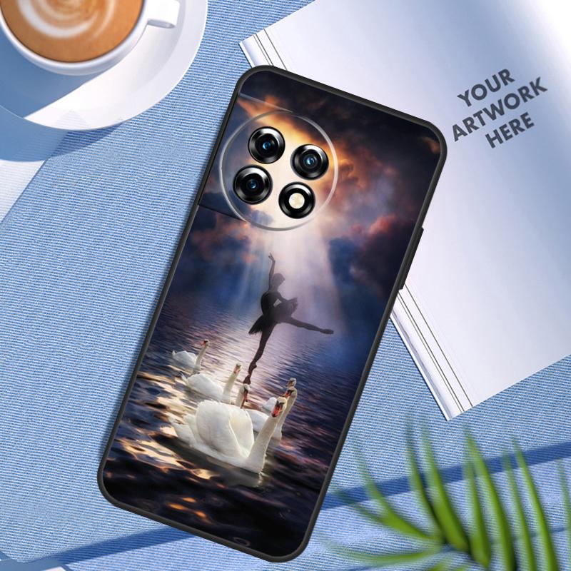 Swan Dance Ballet Case For OnePlus Nord N200 N100 Nord 3 2T CE 2 Lite OnePlus 12 11 10 Pro 10T 10R 12R Cover
