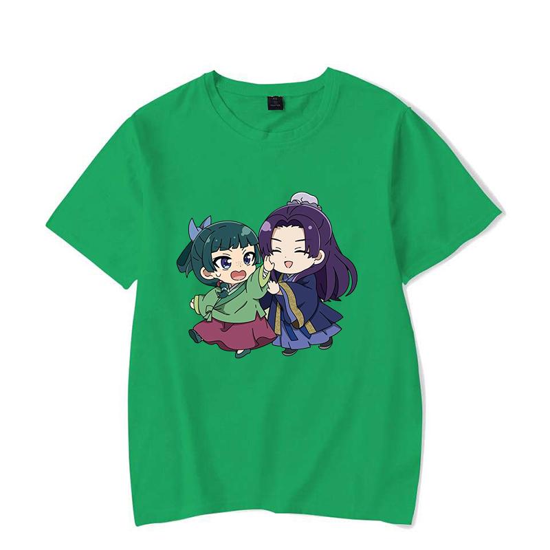 New Funny Anime The Apothecary Diaries T Shirt Unisex Short Sleeve O Neck Summer Casual Cartoon Printing T-shirt Top Tee