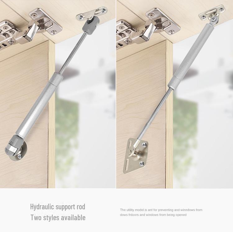 Hydraulic Gas Spring Support Rod for Cabinets and Beds