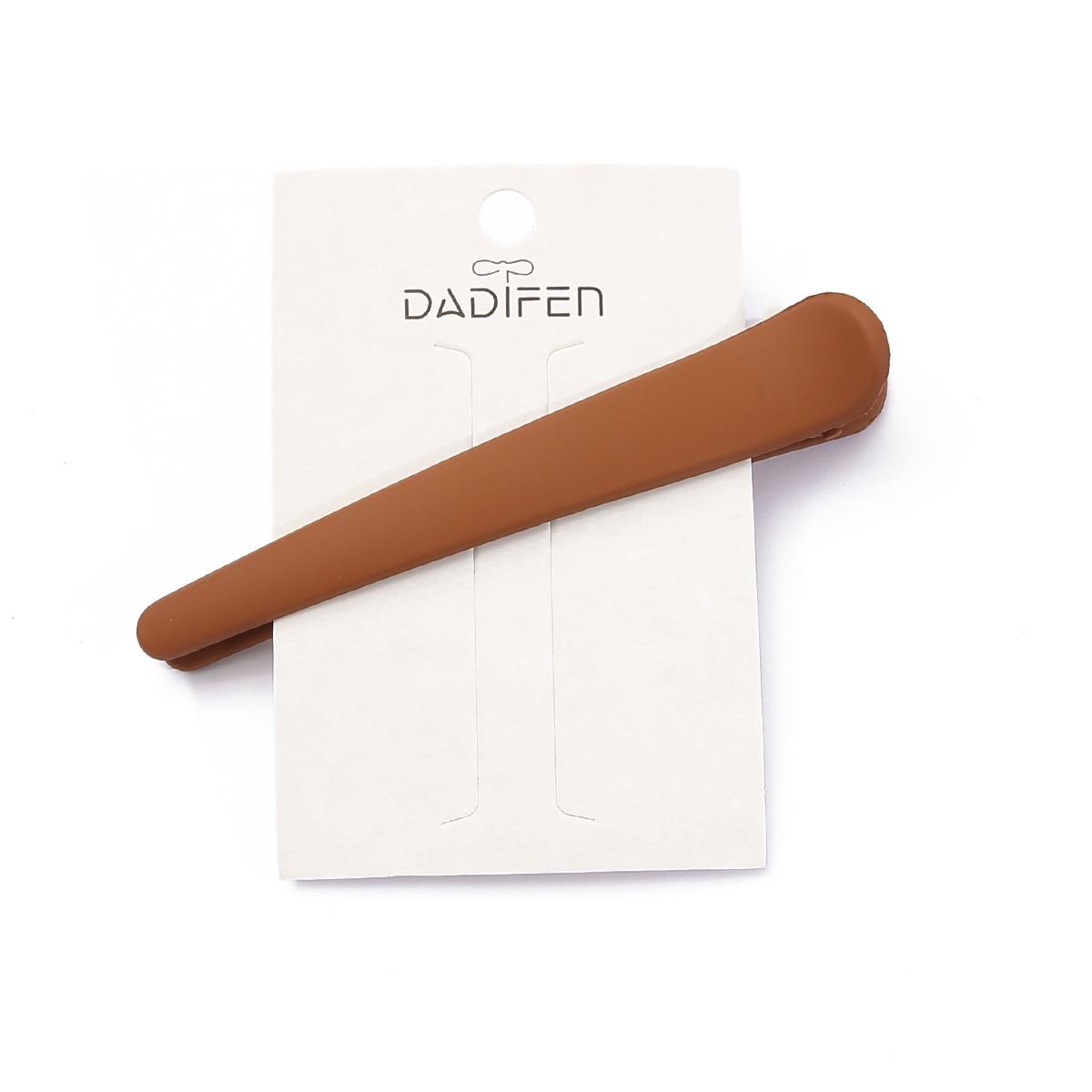 

Модная женская темпераментная заколка для волос, матовая заколка в виде утконоса, заколки ярких цветов, заколка, аксессуары для волос коричневый