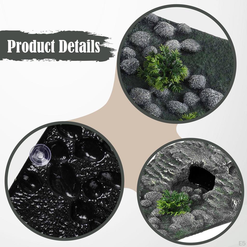 Wasserschildkröten Sonnenbaden Kletterrampe Aquarium Reptilien Dock Ruheterrasse für Frösche Amphibien