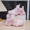 Kuromi Girls' Rotating Buckle Sport Shoes - Breathable & Stylish Soft Sole for Spring & Autumn 2025