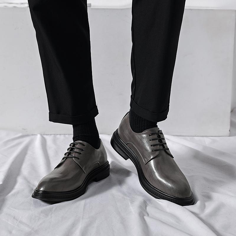 Fashion Successful People's Leather Shoes Minimalist Classic Style Design Dress Up Party Business and Office Men's Casual Shoes New