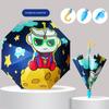Children's Umbrella, Waterproof Cover for Kindergarten and Primary School Students, Safety Automatic Umbrella, Cute Cartoon for Boys and Girls