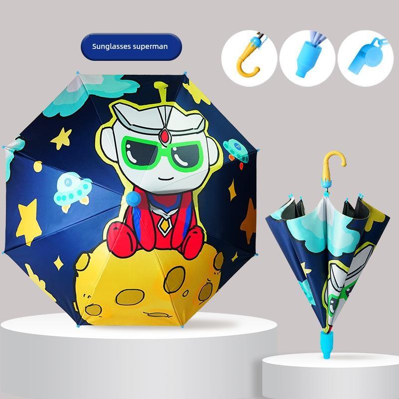 Children's Umbrella, Waterproof Cover for Kindergarten and Primary School Students, Safety Automatic Umbrella, Cute Cartoon for Boys and Girls