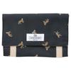 [2025] Wpc. Patterns Water-Repellent Travel Pouch, Leopard & Tiger Navy, W137-393-204
