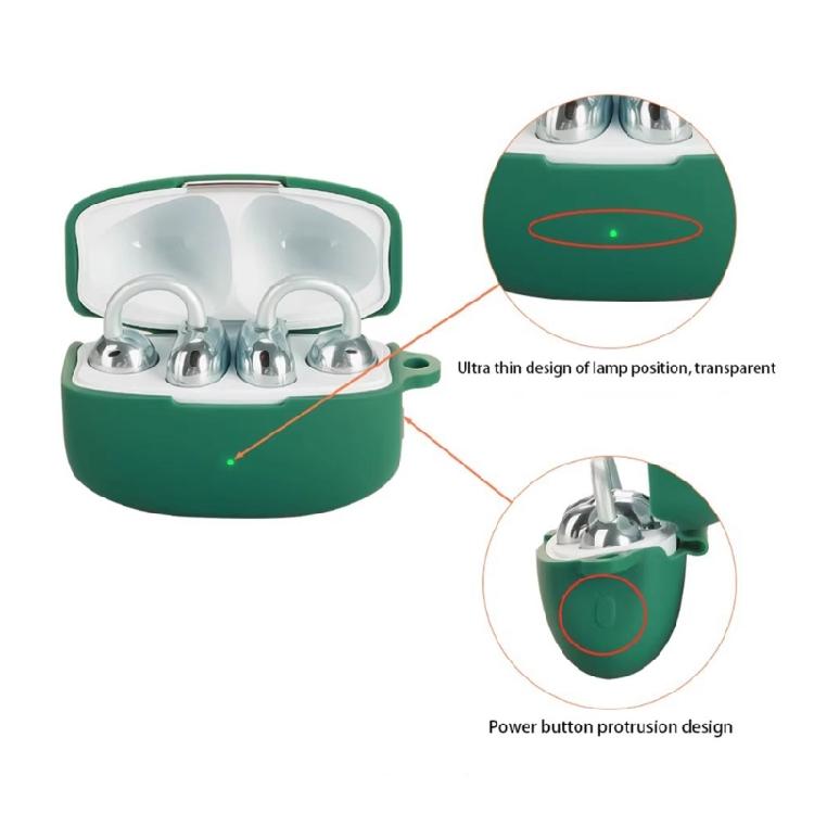 Headphone Cover Shockproof Wrap Case Skin Antiscratch Guard Washable Silicone Housing Shell Enhances Stability for Clip