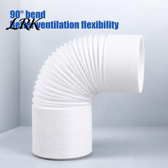 High Temperature Resistant Exhaust Duct Portable Air Conditioner Hose, 5.9 Inch Diameter Universal Replacement Ac Hose Connector for Mobile