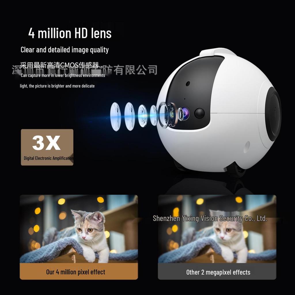 Self-Balancing Rechargeable Smart Pet Robot with HD Camera for Pet Monitoring