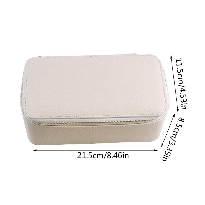 Elegant Leather Jewelry Box Stylish Jewelry Case Jewelry Storage Box Practical Jewelry Display Box Storage Holder
