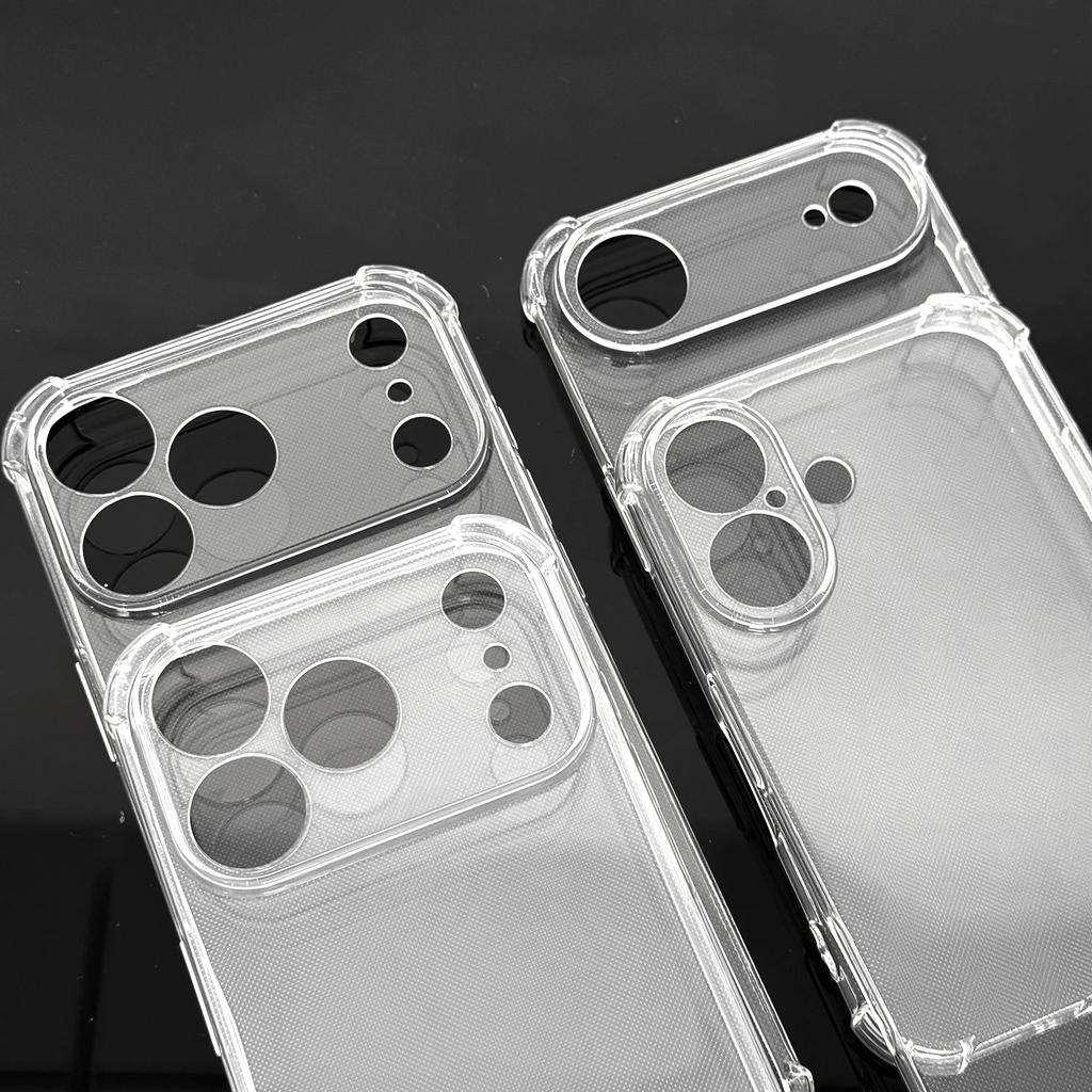 Transparent Shockproof Case for iPhone 17 17 Air 17 Pro 17 ProMax Anti Scratch Corner Anti Yellow Raised Camera Cover