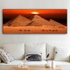 Landscape Canvas Painting Desert Camel Pyramid Sunset Posters And Prints Wall Art Pictures For Living Room Home Decor No Frame