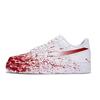 Air Force 1 Slip Resistant Abrasion Resistant Low Top Skateboard Shoes Men's White Red CW2288-111(Team171-)