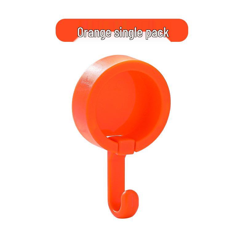 

Luxury Seamless Adhesive Hooks for Kitchen & Bathroom - No Drilling Needed оранжевый