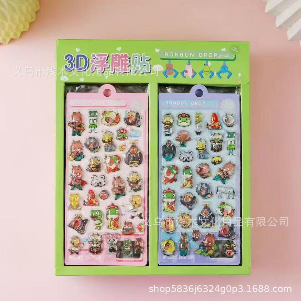 3d Chikawa Relief Crystal Stickers Children'S Diy Creative Decoration Crystal Stickers Phone Case Decoration Stickers Children'S