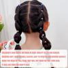 Bunte Haargummis für Mädchen, 100-teiliges Set, Stilvolle Haarornamente, Haar-Arrangements, Haarbänder mit großer Kapazität und Aufbewahrungstasche, Ohne Krawatten, Haar