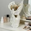 3D printed angel vase with angel wings. Multi-functional desktop organizer for pens and makeup brushes, light luxury home decorative ornament.