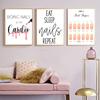 Nordic Nail Polish Color Beauty Salon Make-up Nástěnné umění Malba na plátno Plakáty a obrazy Nástěnné obrazy pro manikúru