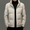 Mens Winter Duck Down Jacket Stand Collar Warm Thick Puffer Coat Urban Style Cold Weather