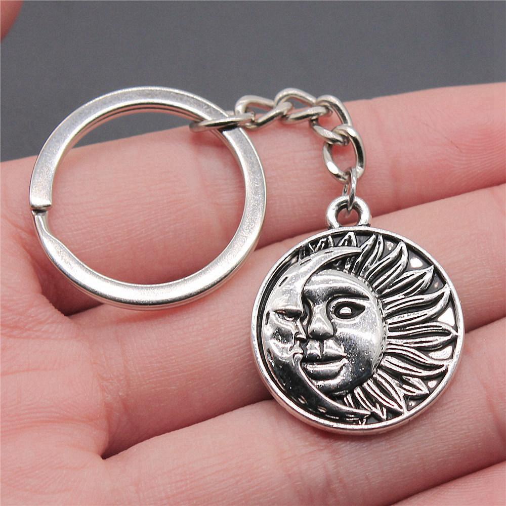 Sun Solar System Planet Keychain for Boys Fashion Vintage Gift for Kids Dainty Vacation Accessory