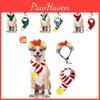 Cute Pet Knitted Christmas Scarf With Fun Cartoon Style For Dogs And Cats In Various Colors