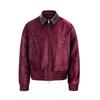 Jachetă Baseball Casual de Toamnă din Piele Velur pentru Bărbați - Stil American, Versatilă, Croială Largă, Îmbrăcăminte Exterioară Trendy pentru Cupluri
