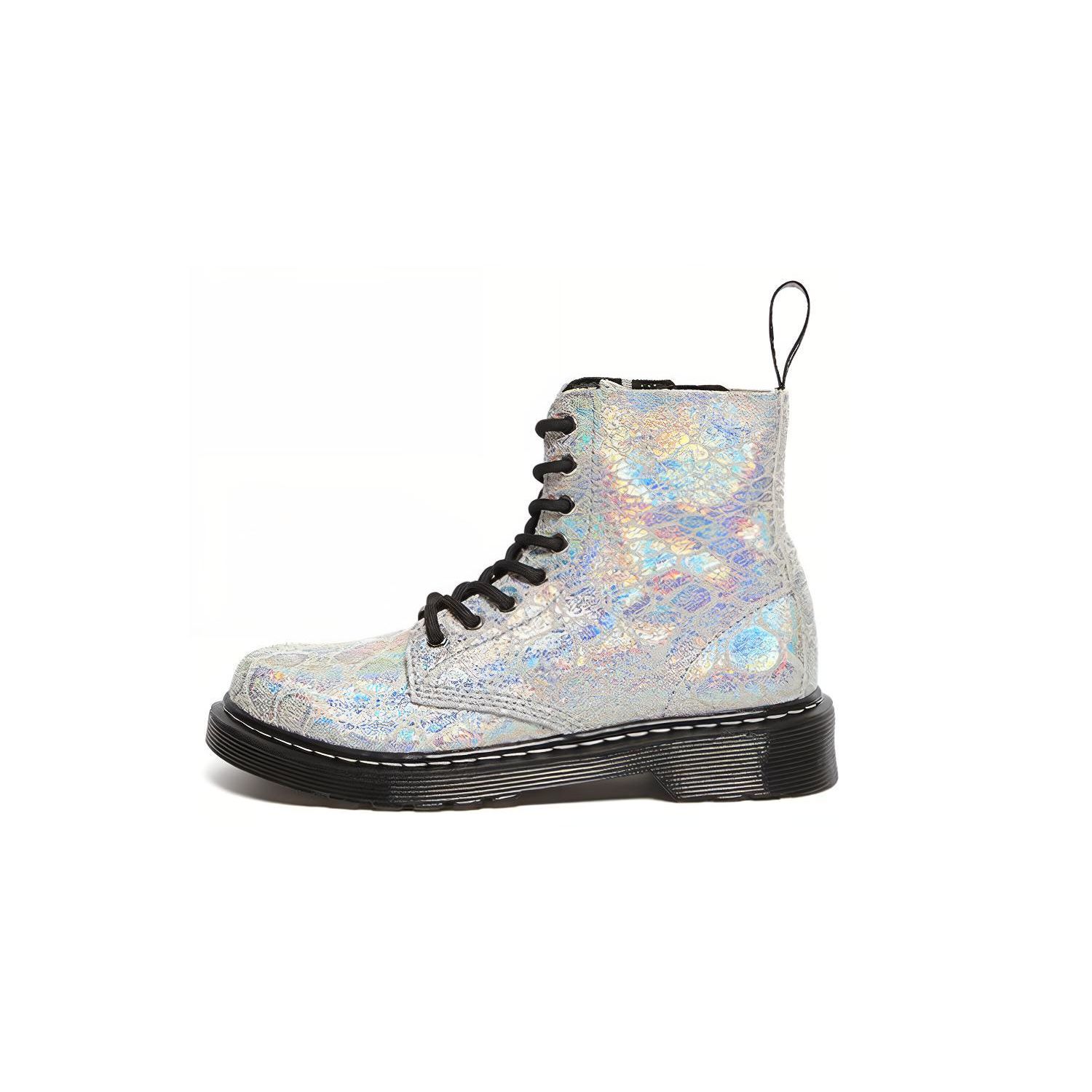 Dr. Martens Junior 1460 Pascal Zip  Boots Kids Boots Silver 26027045 36