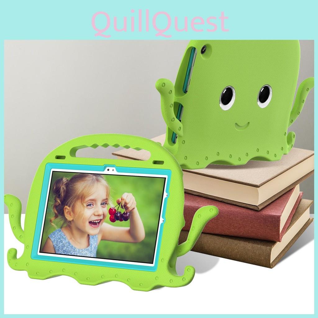 Fire For Kindle Hd10 2021 Cartoon Octopus Tablet Anti Drop Case Daily Life Use