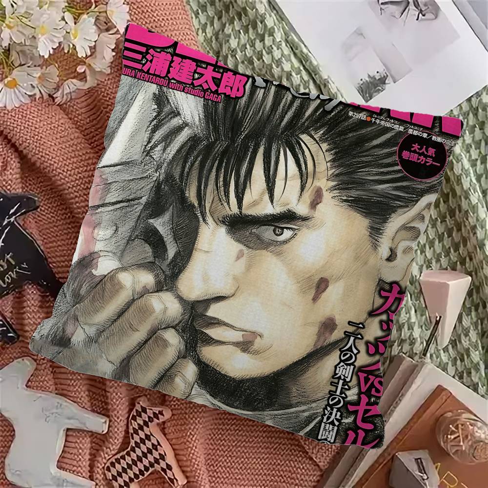 Anime B-berserk Pillow Anime Pillow Sofa Bed Head Pillow Cover Cushion Cover 45x45 Cm Fashion