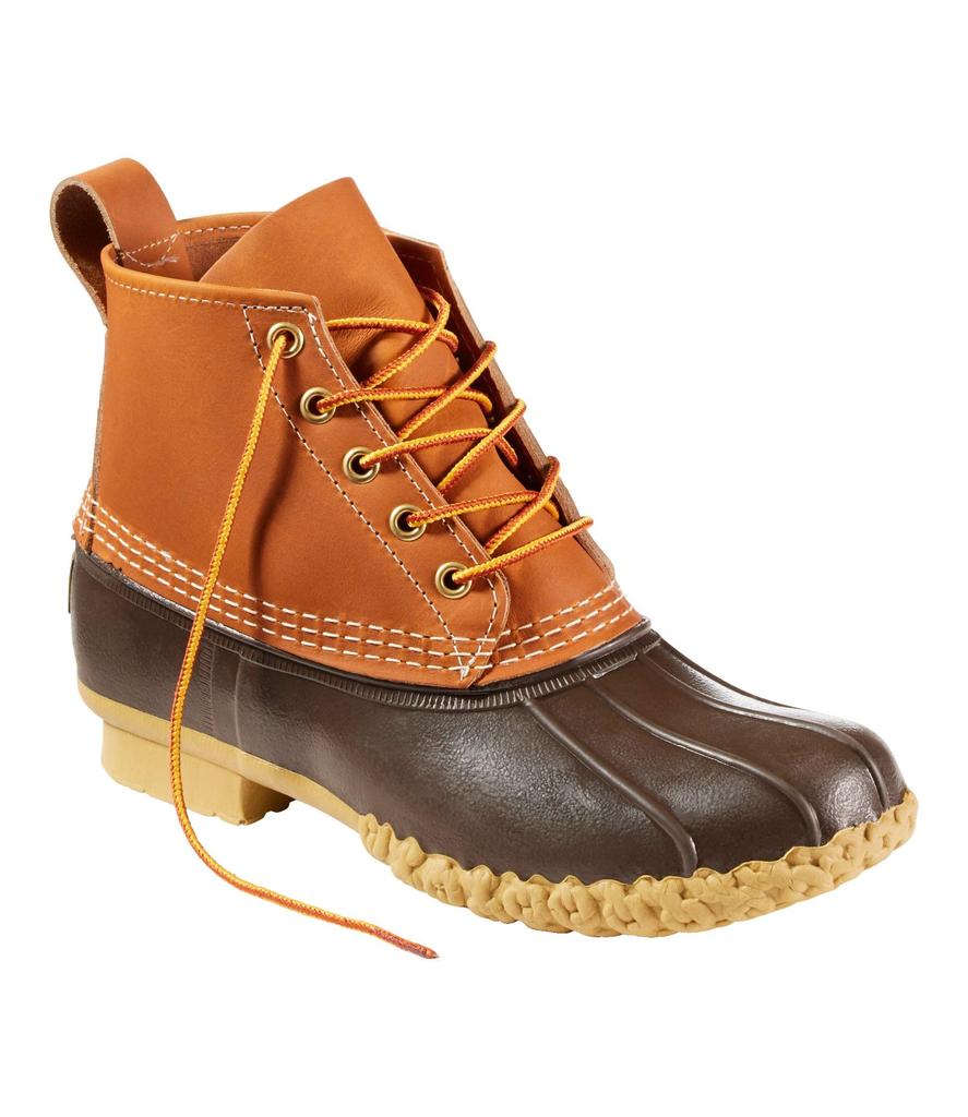 Bean 6 Medium B x 6in Boot 1000236365 L.L.Bean Women's Boots, inches, 1/2in (23.5cm), Tan/Bean Brown/Gum, Brown,